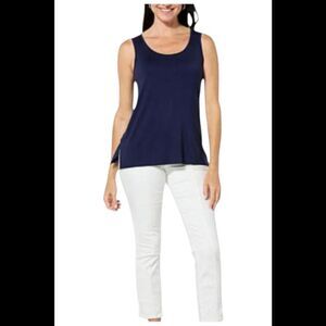 WynneLayers Women's Scoop Neck Tank Deep Indigo - Regular